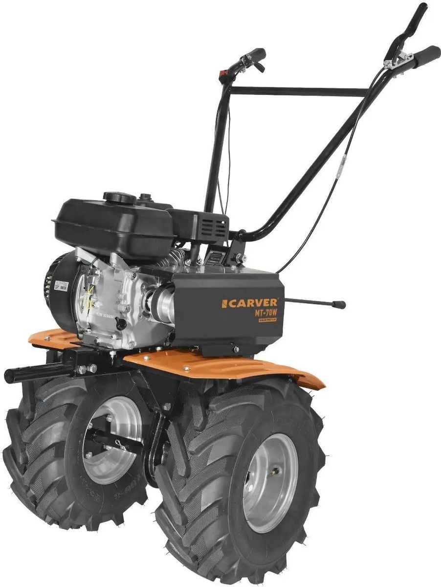 Мотоблок CARVER MT-70W, бензиновый, 5кВт, 7л.с. [01.006.00034]